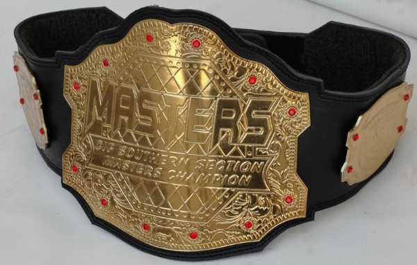 CAGWA Masters champion belt